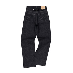 LOT 41 RAW WIDE LEG JEANS 14OZ ORGANIC COTTON